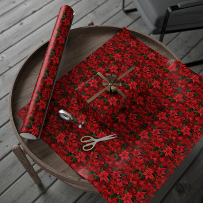 Crimson Noel Wrapping Paper