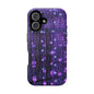 Purple Raindrops MagSafe® Compatible Tough Case for iPhone