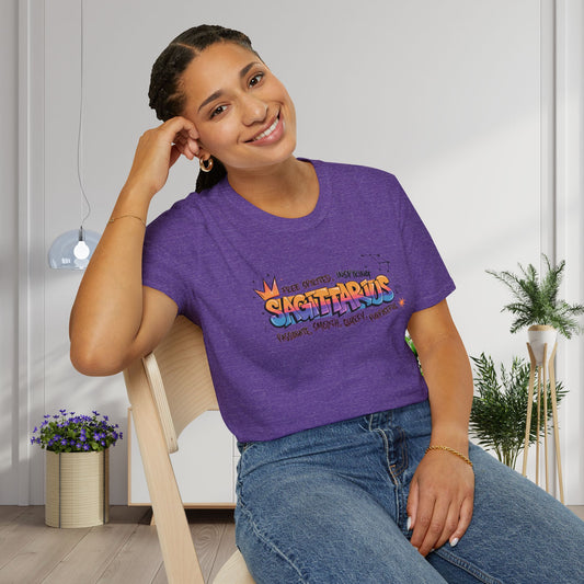 Sagittarius Street Art Adult T-shirt