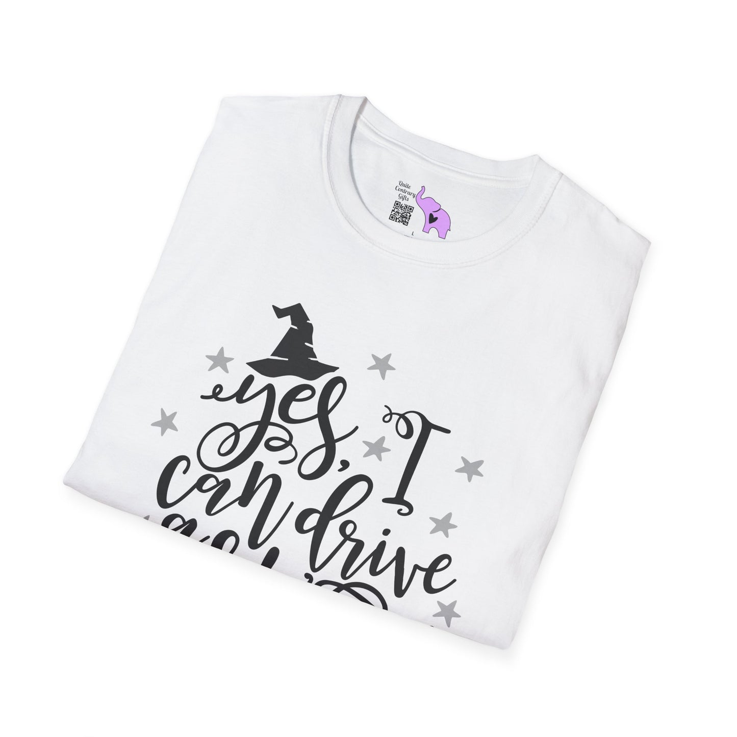 Yes I Can Drive A Stick Adult T-shirt