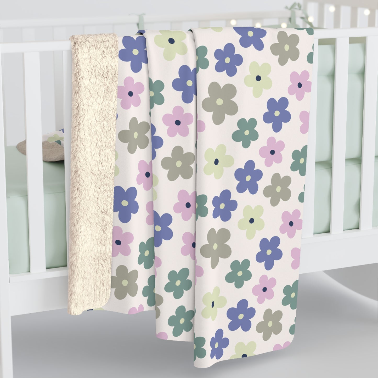 Earthbound Blooms Fleece Blanket