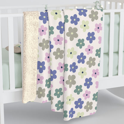 Earthbound Blooms Fleece Blanket