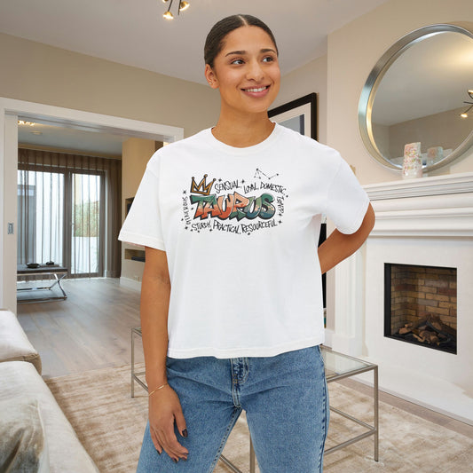 Taurus Street Art Women's Boxy Tee