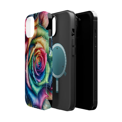 Colorful Rose MagSafe® Compatible Tough Case for iPhone