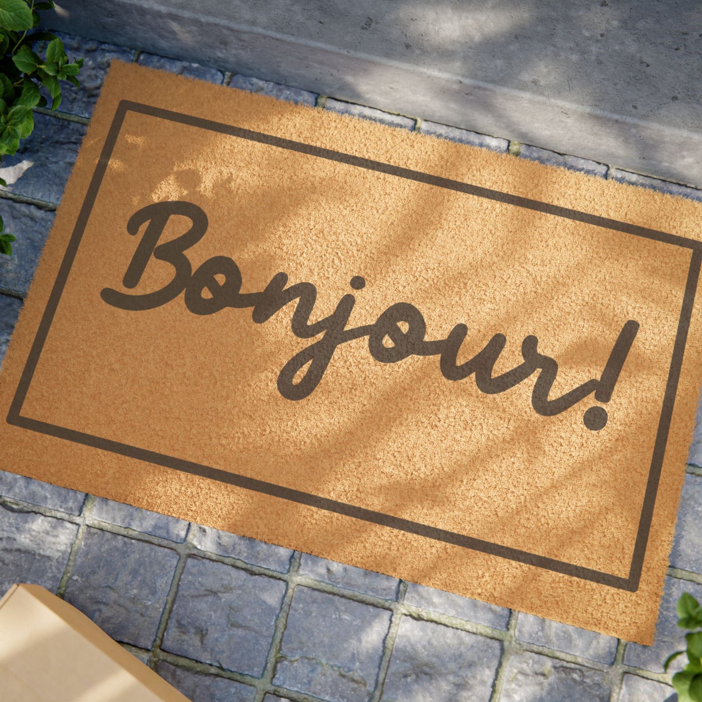 Bonjour Coconut Fiber Doormat