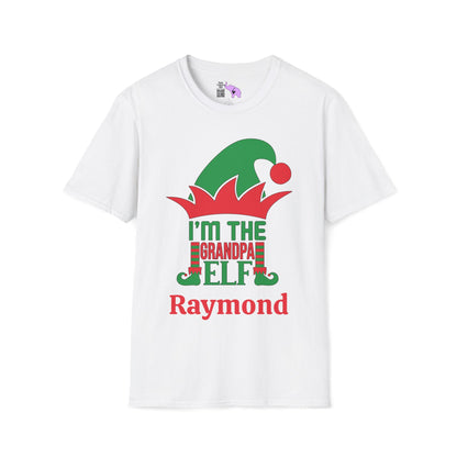I'm The Grandpa Elf Personalized Adult T-shirt