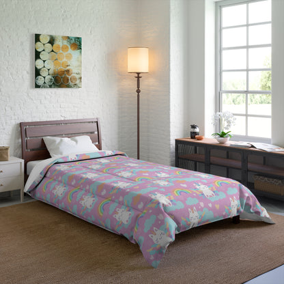 Rainbow Sky Riders Comforter