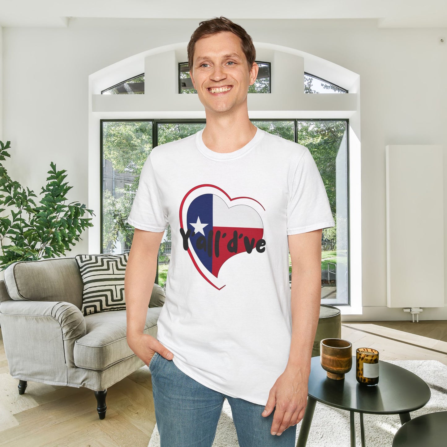 Texas Y'all'd've Adult T-shirt