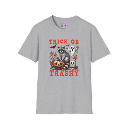 Trick or Trashy Racoon Adult T-shirt