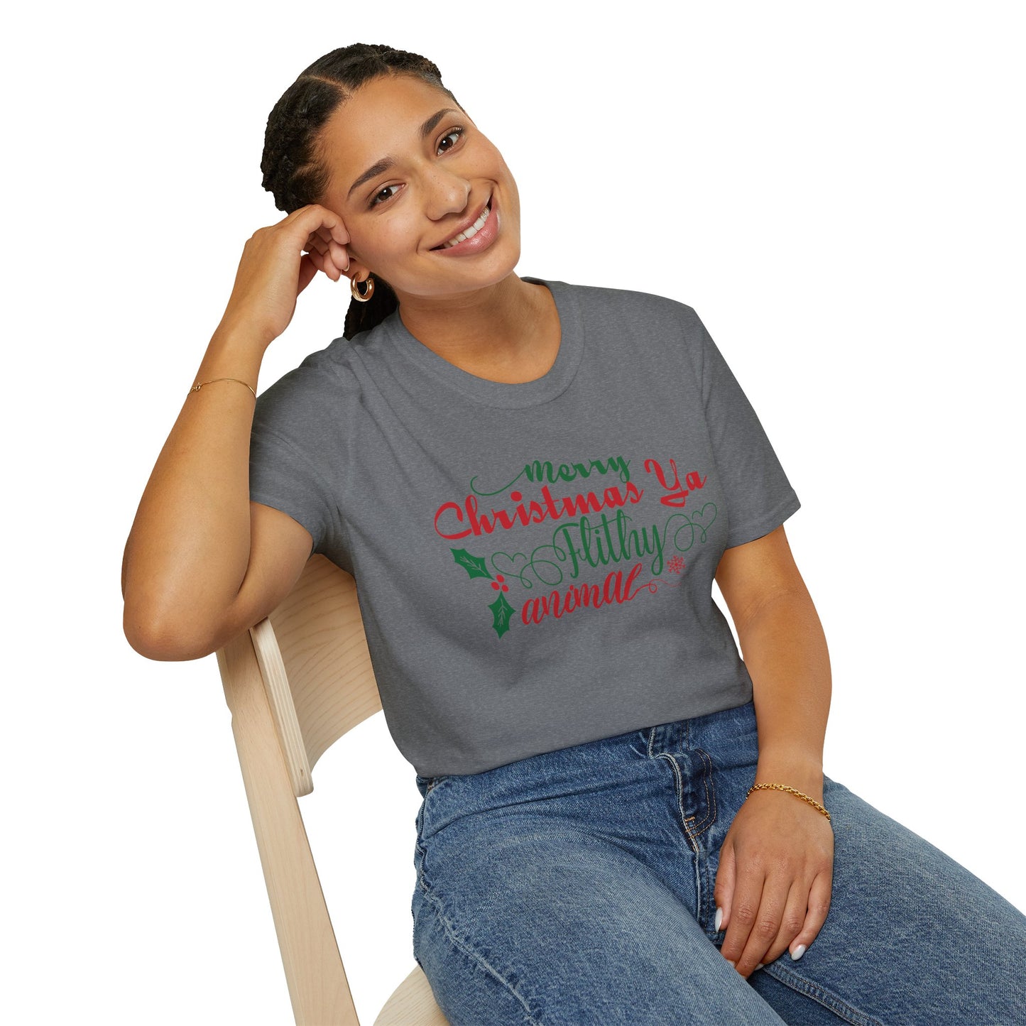 Merry Christmas Ya Filthy Animal T-shirt