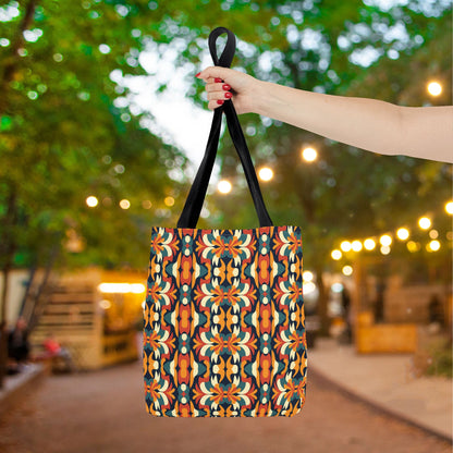 Autumn Kaleidoscope Canvas Tote Bag