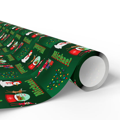 Elf on the Shelf Custom Wrapping Paper (Michael)