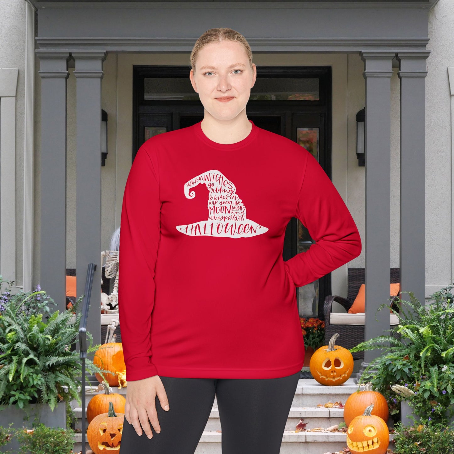 When Witches Go Riding... Adult Long Sleeve Tee