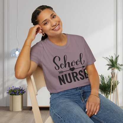 School Nurse Adult T-shirt