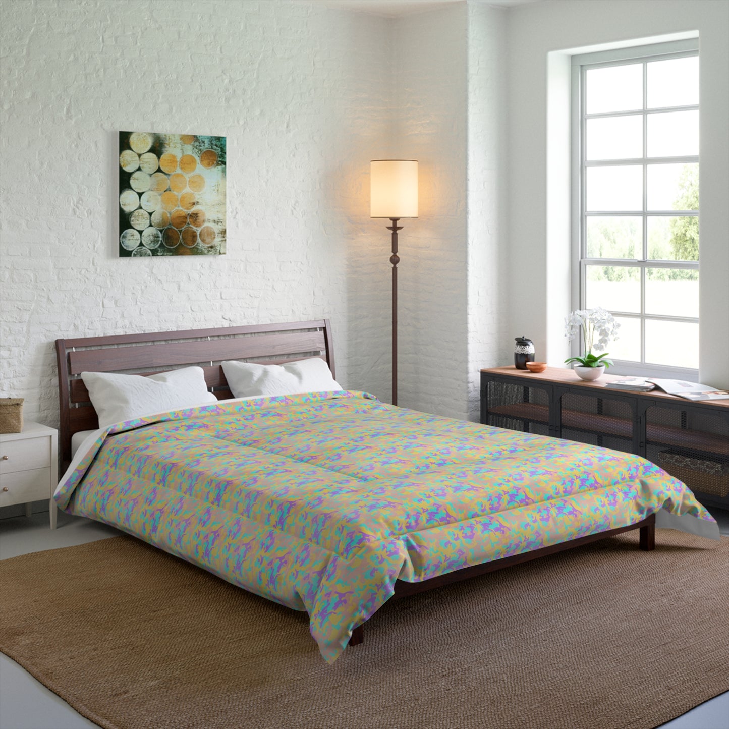 Dreamsicle Camo Comforter