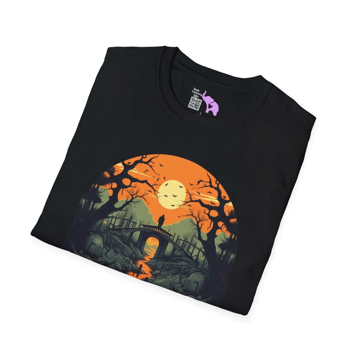 Creepy Cemetery 10 Adult T-shirt