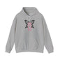 Butterfly Pink Support Ribbon Adult Heavy Blend™ Hoodie