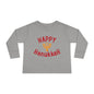 Happy Hanukkah Toddler Long Sleeve Tee