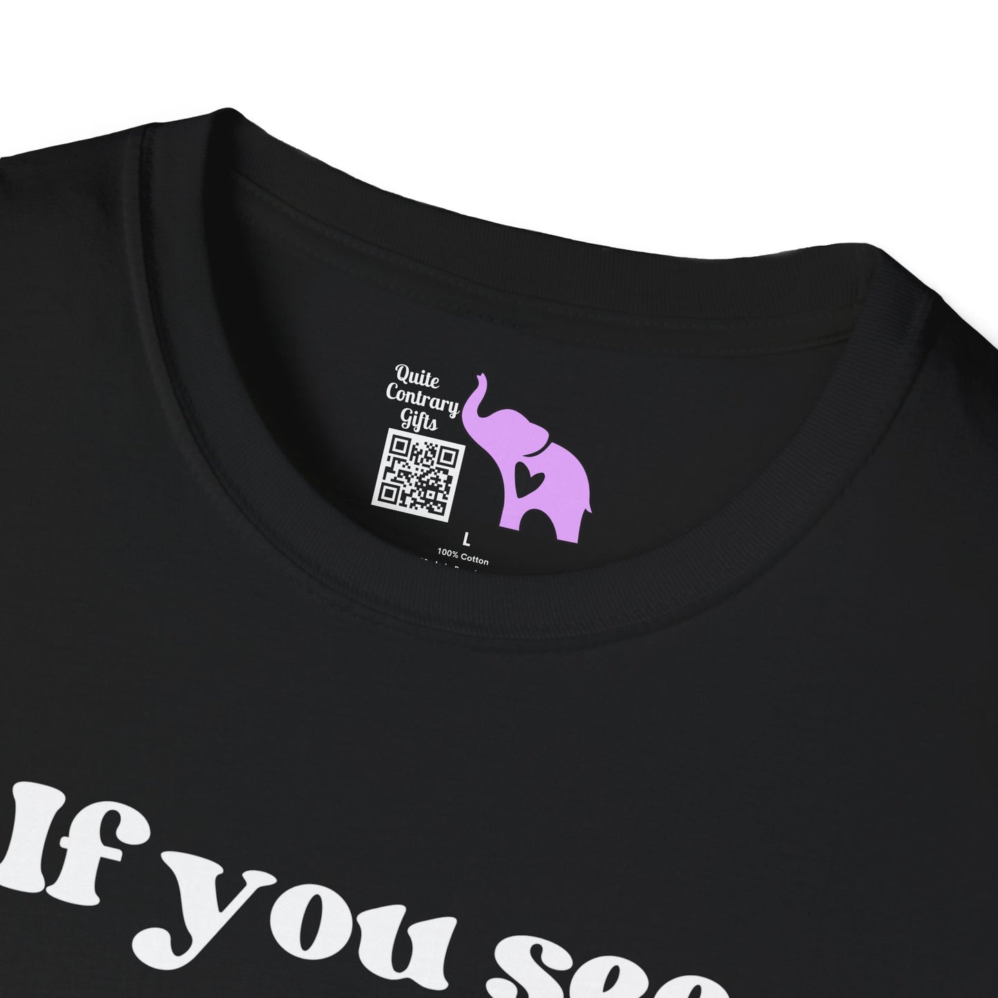 If You See Me Running... Adult T-shirt