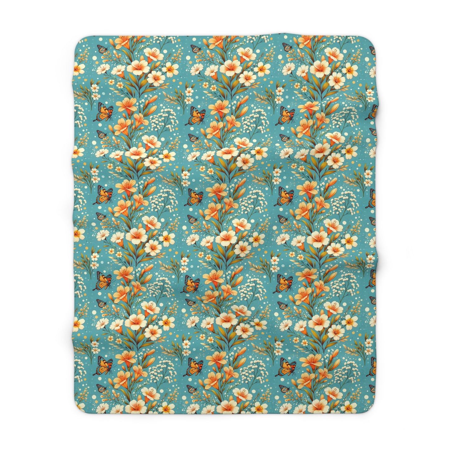 Petals & Wings Fleece Blanket
