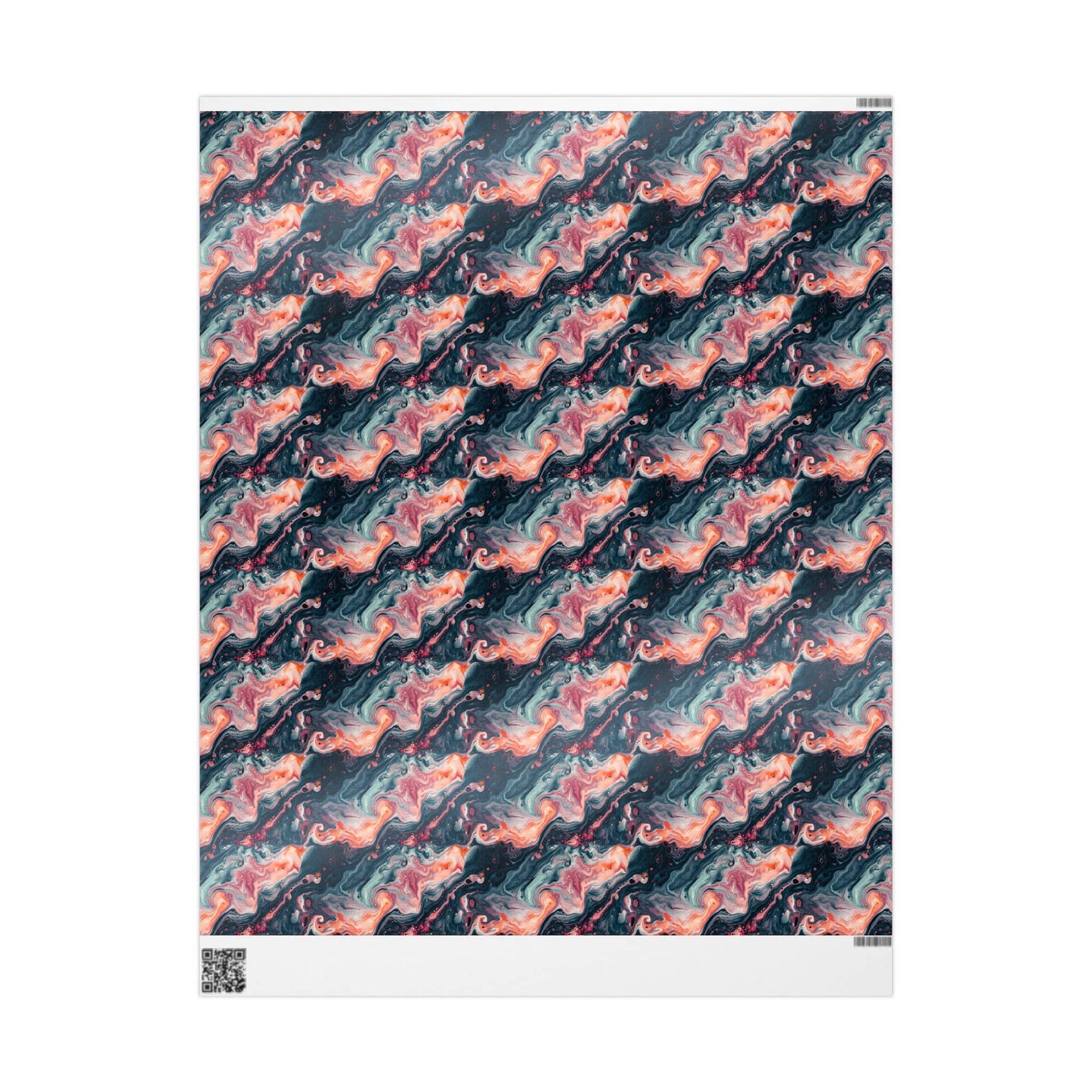 Pink Venom Marble Wrapping Paper