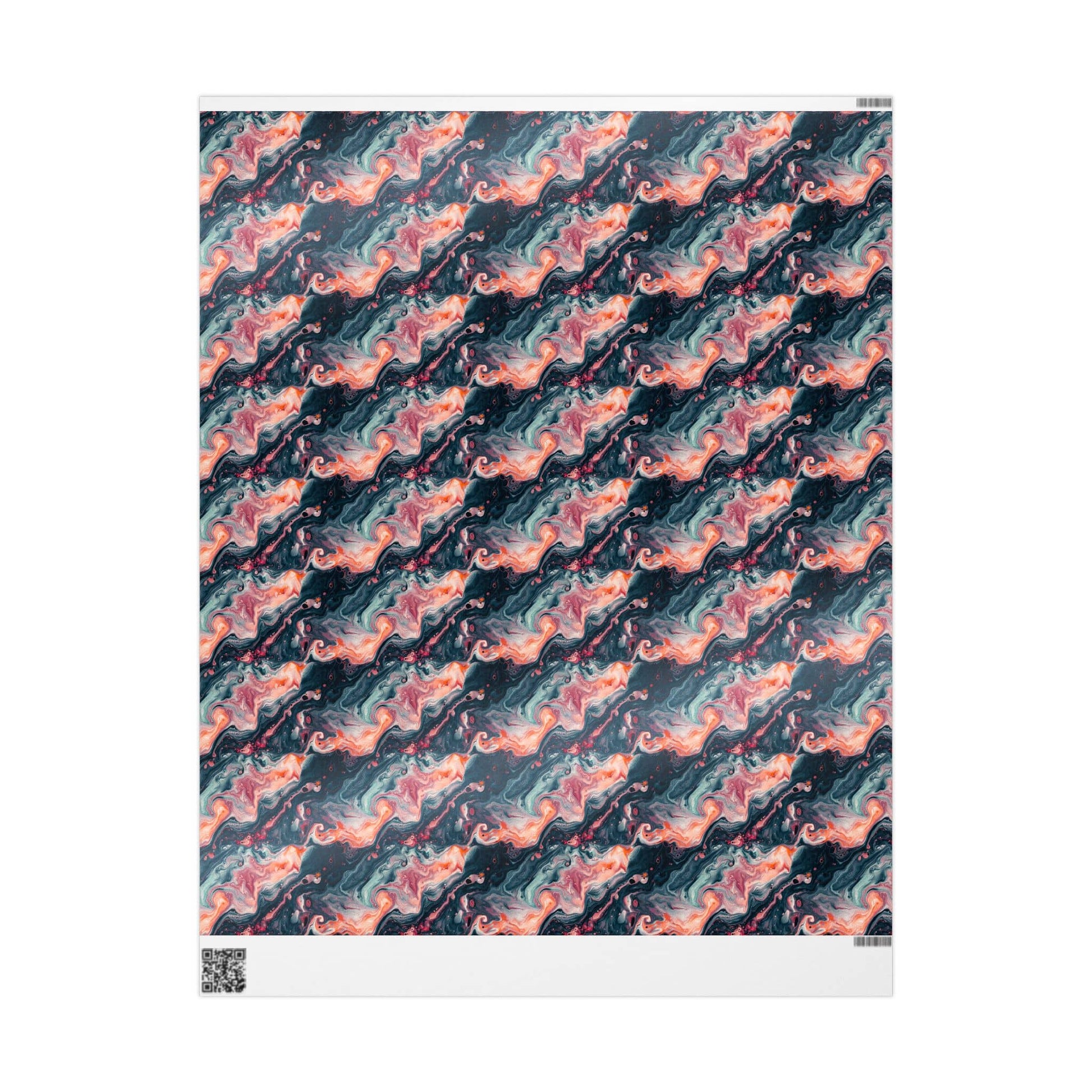 Pink Venom Marble Wrapping Paper