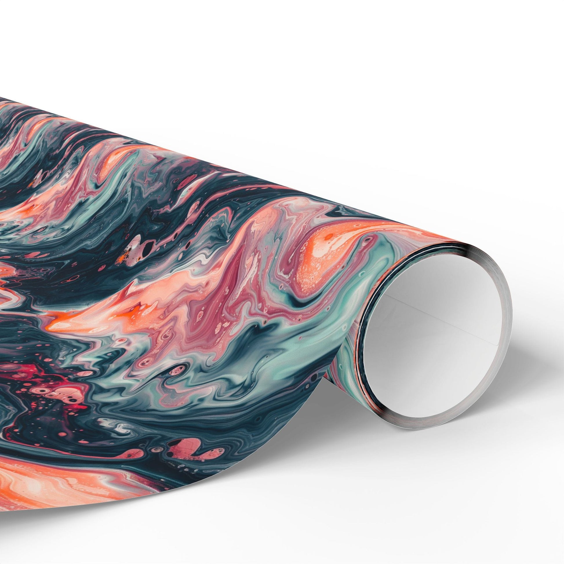 Pink Venom Marble Wrapping Paper