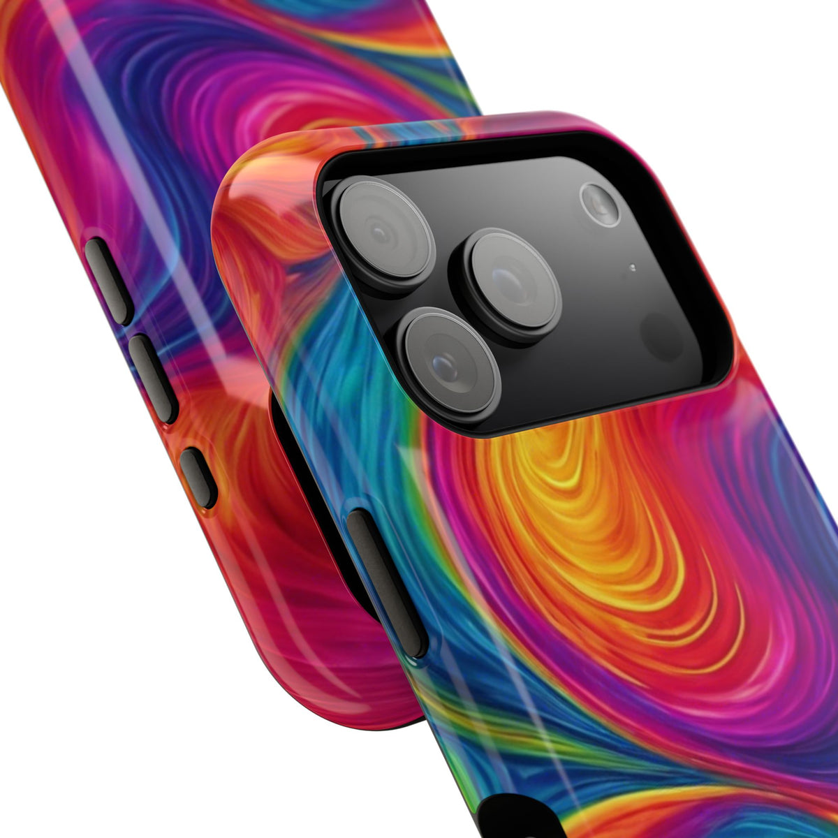 Tie Dye Color Swirl MagSafe® Compatible Tough Case for iPhone