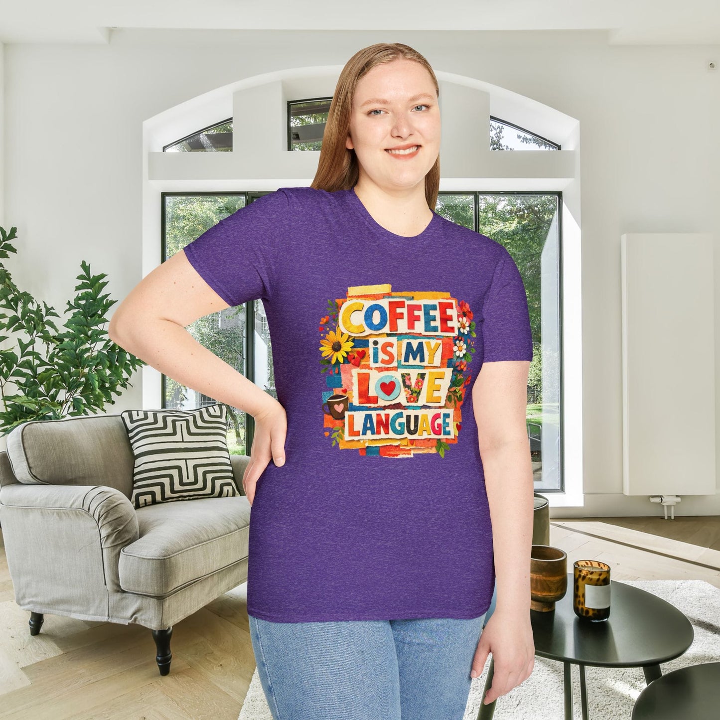 Coffee Is My Love Language Adult T-shirt