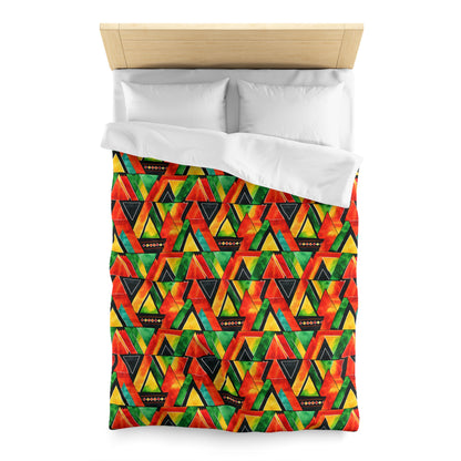 Abundance Vibes Microfiber Duvet Cover