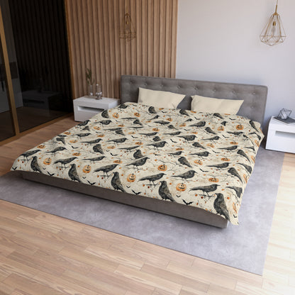 Crow & Gourd Microfiber Duvet Cover
