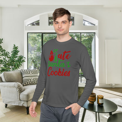 I Ate Santa's Cookies Adult Long Sleeve Tee