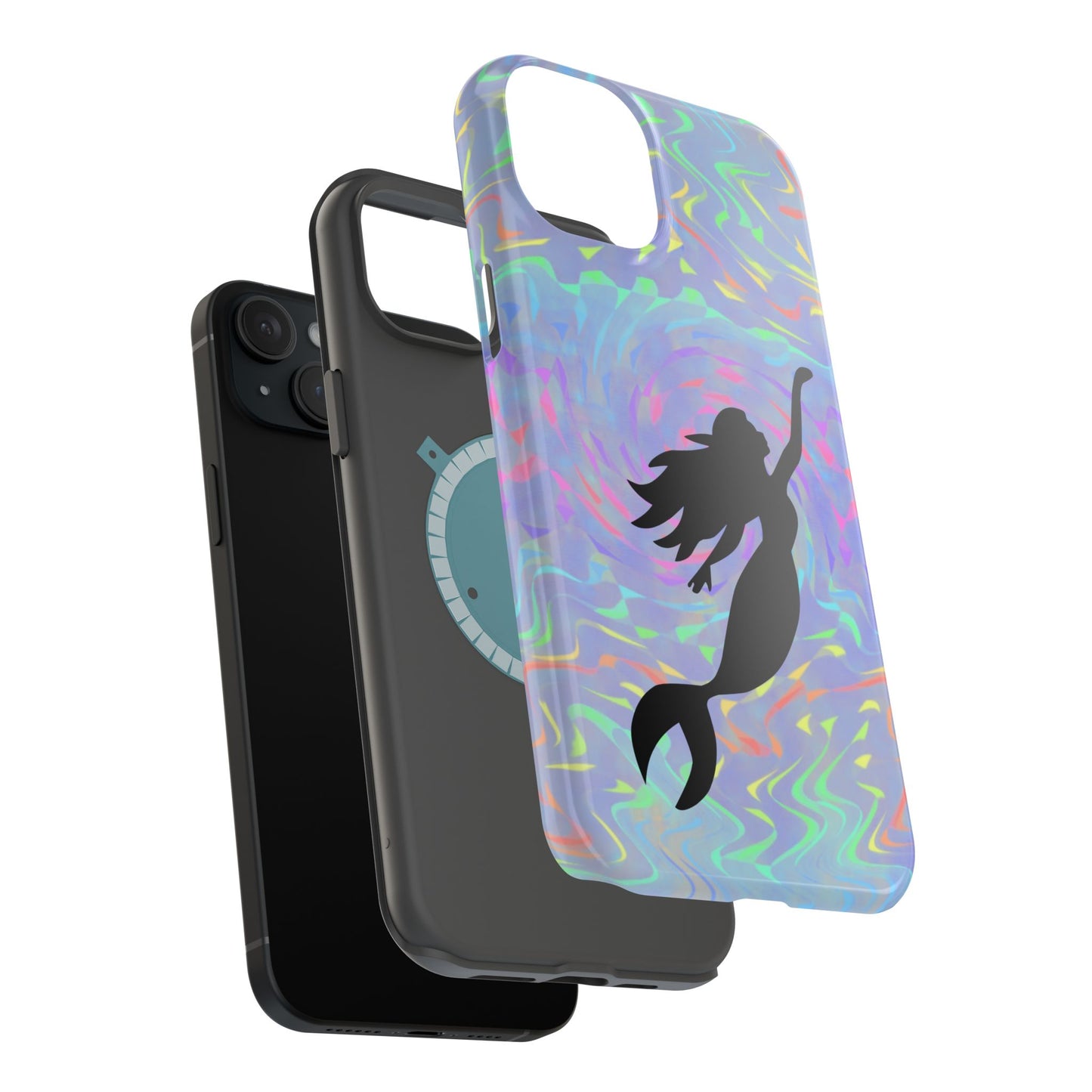 Mermaid Silhouette MagSafe® Compatible Tough Case for iPhone