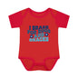 I Brake For Bugs and Snacks Infant Baby Rib Bodysuit