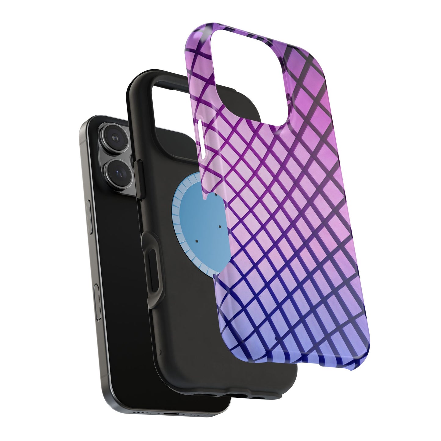 Midnight Mist Mosaic MagSafe® Compatible Tough Case for iPhone