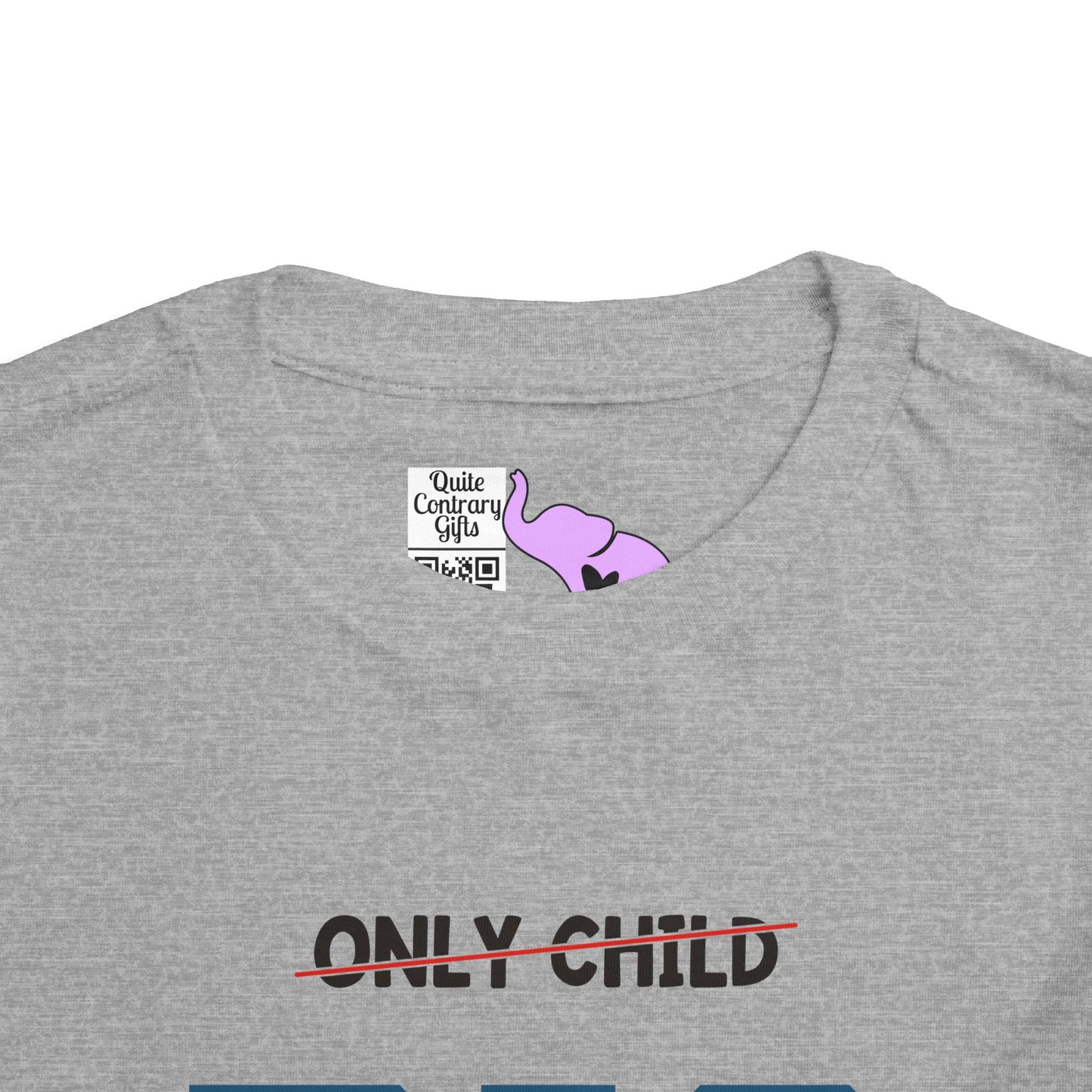 Promoted to Big Brother from Only Child Toddler Tee