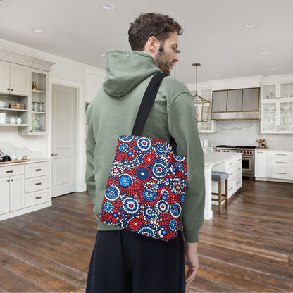 Patriot Pulse Canvas Tote Bag