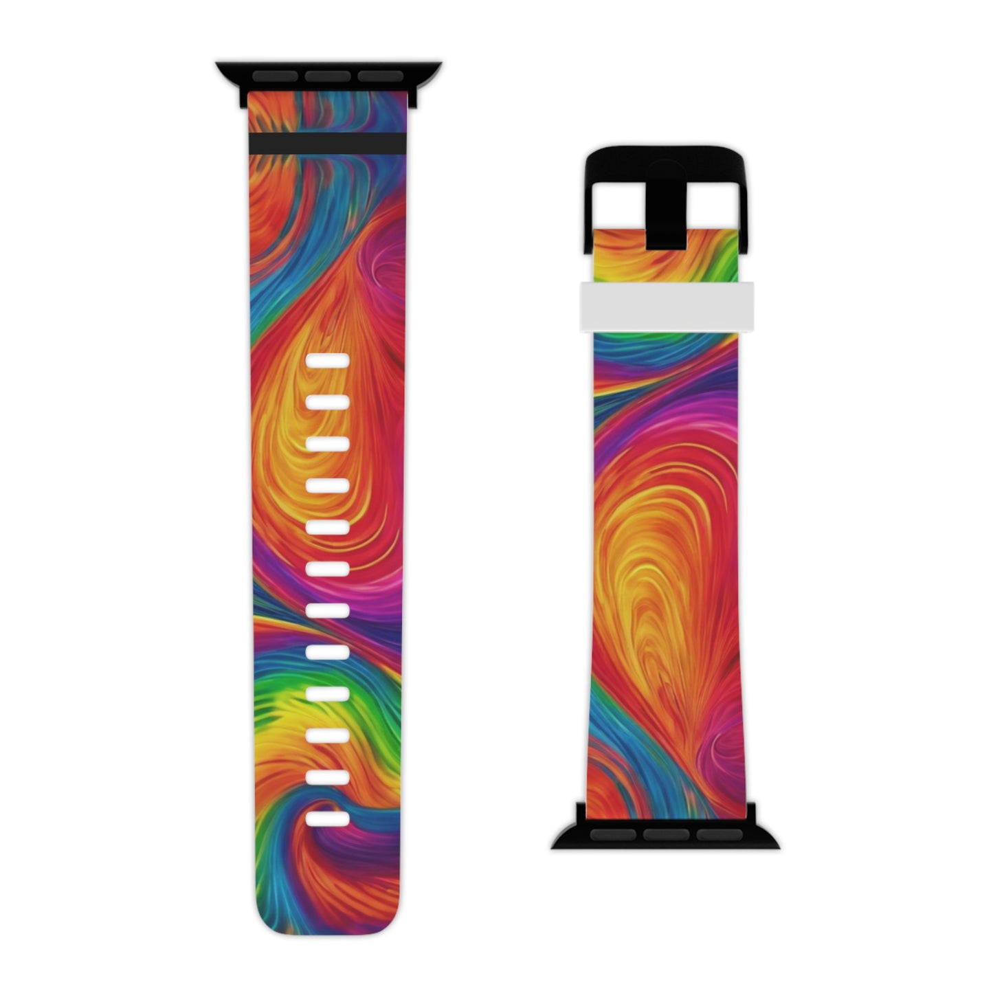 Vibrant Color Swirl Watch Band for Apple Watch