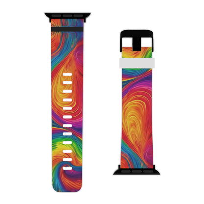 Vibrant Color Swirl Watch Band for Apple Watch