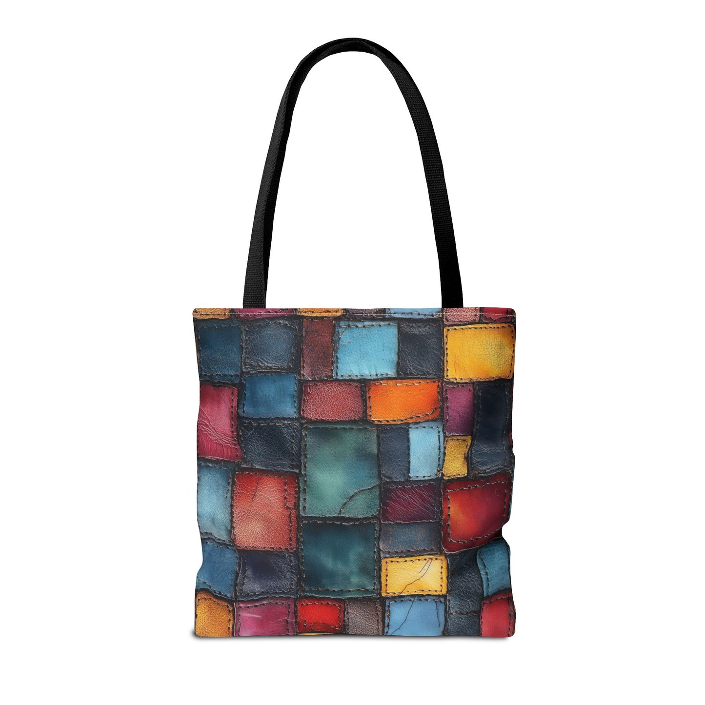 Colorblock Craze Canvas Tote Bag