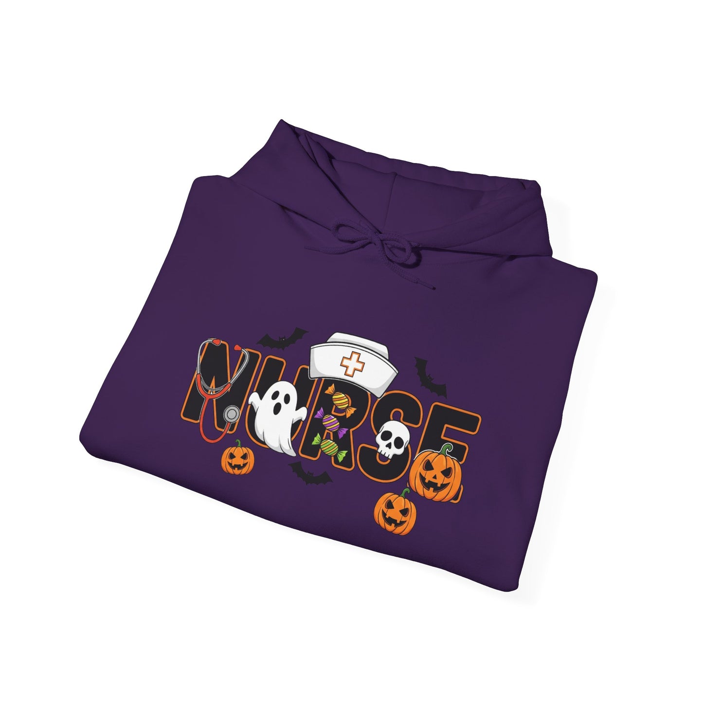 Fun Halloween Nurse Heavy Blend™ Hooded Sweatshirt