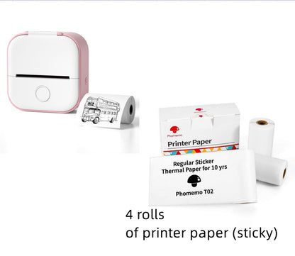 Portable Mini Thermal Label Printer Bluetooth