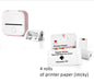 Portable Mini Thermal Label Printer Bluetooth