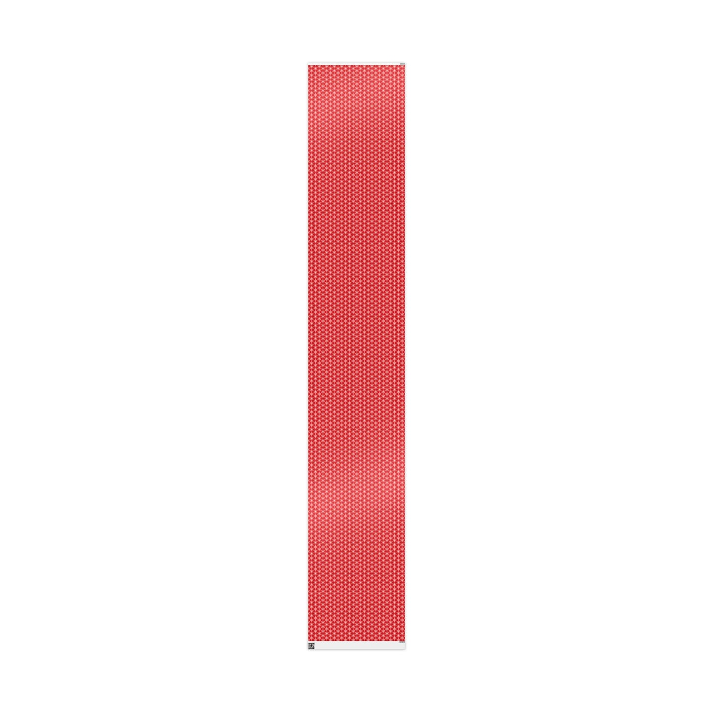 Snowfall on Red Wrapping Paper