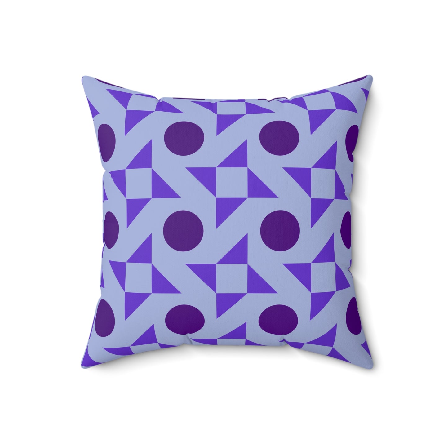 Violet Pinwheels Throw Pillow