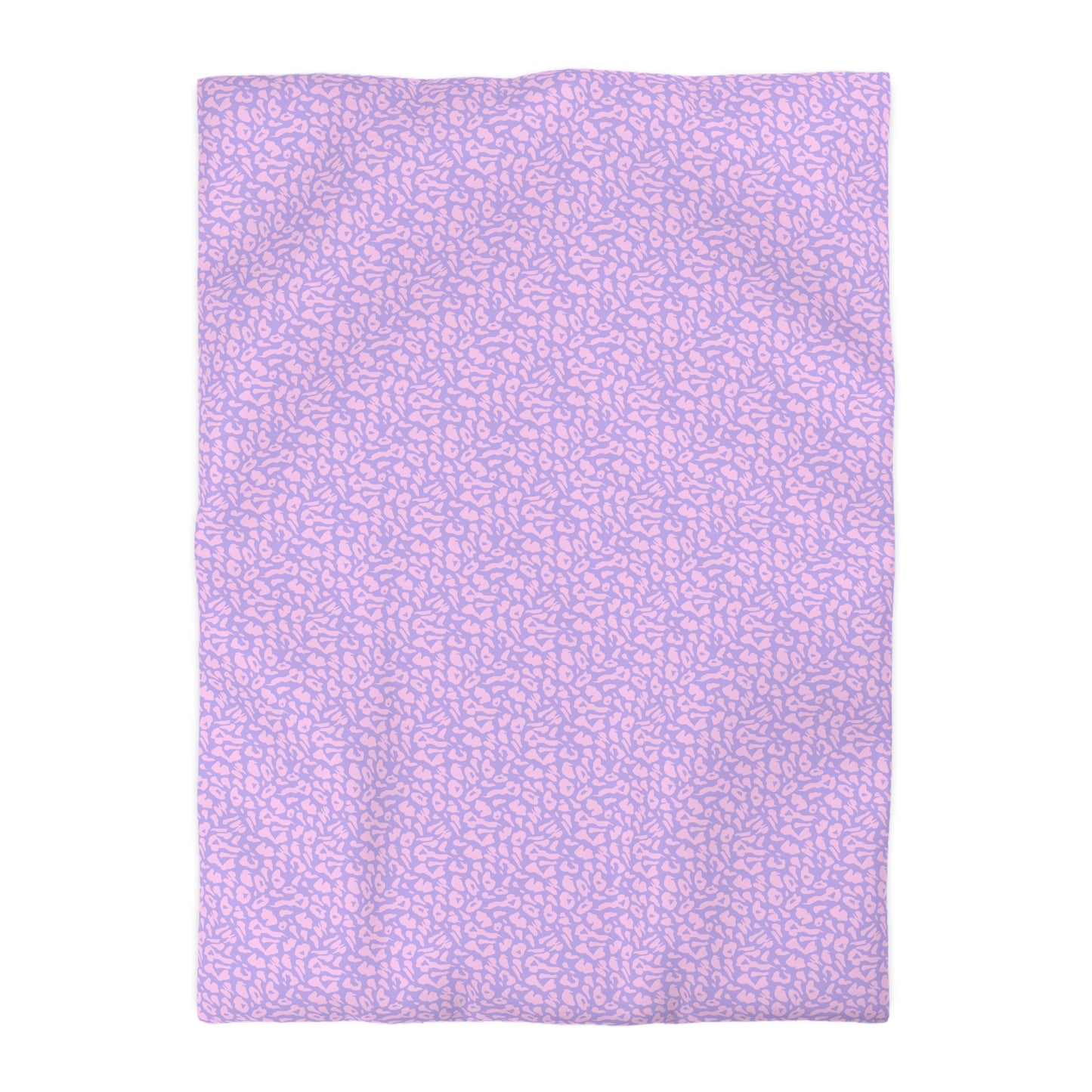 Cotton Candy Cheetah Microfiber Duvet Cover