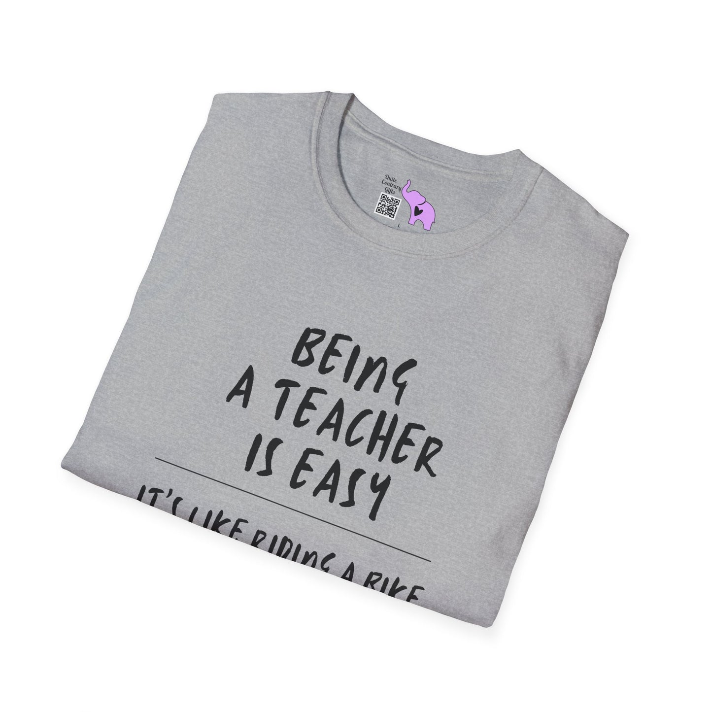 Being A Teacher Is Like Riding A Bike... Adult T-shirt