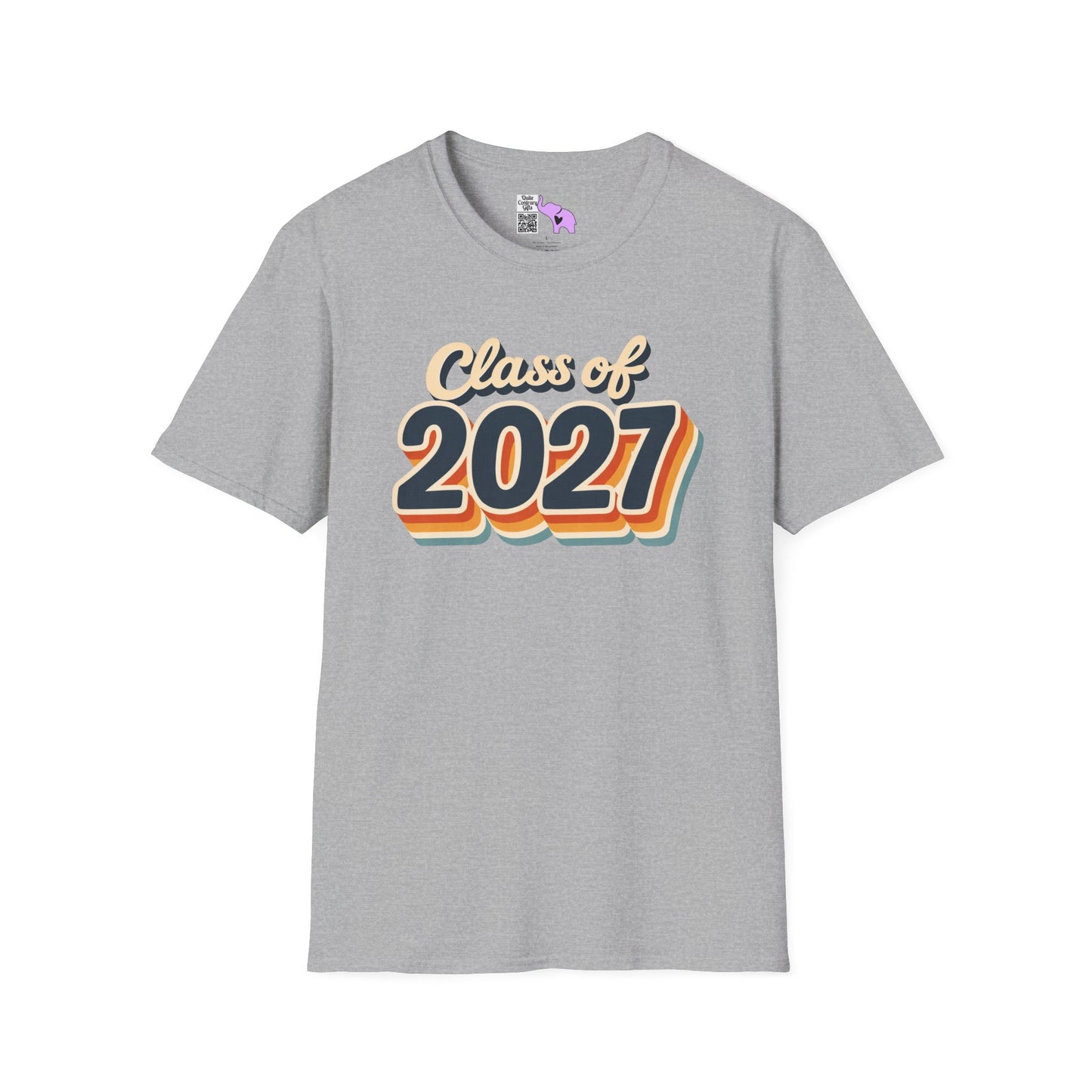 Retro Class of 2027 Adult T-Shirt