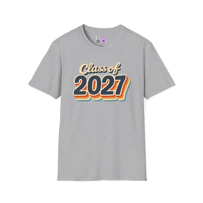 Retro Class of 2027 Adult T-Shirt