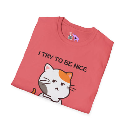 I Try To Be Nice But People Are Stupid T-shirt